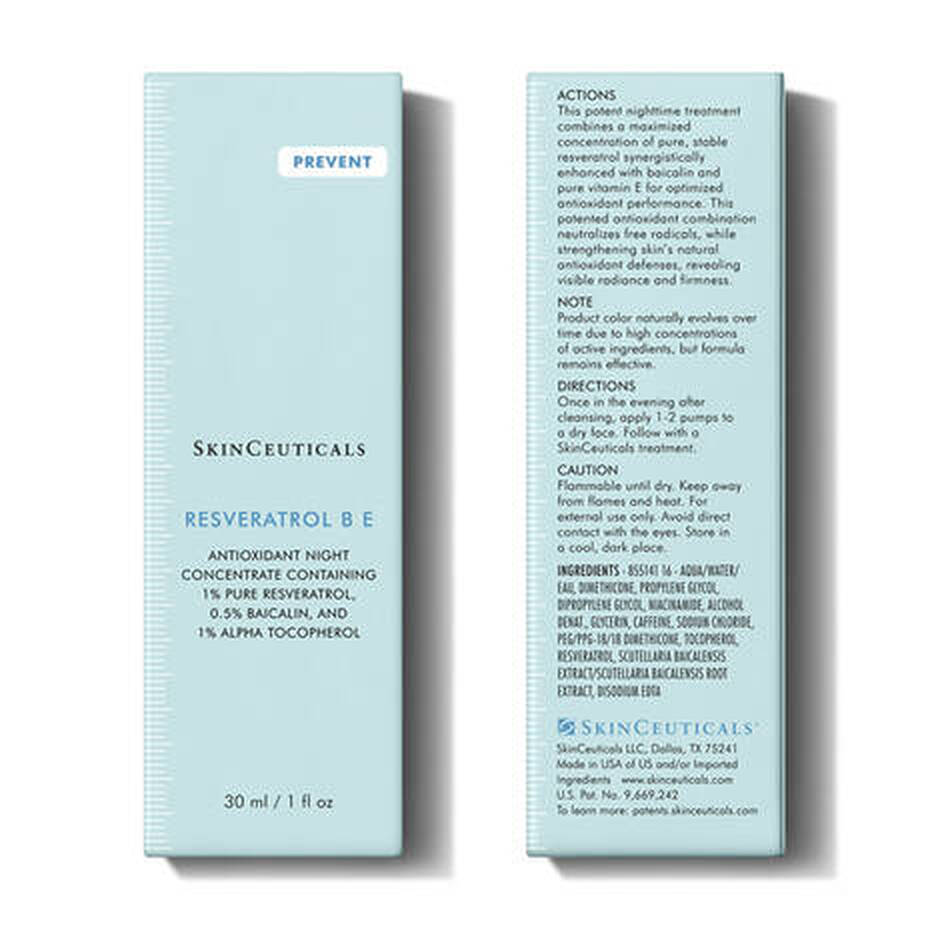 SkinCeuticals Resveratrol B E Antioxidant Night Treatment 30ml